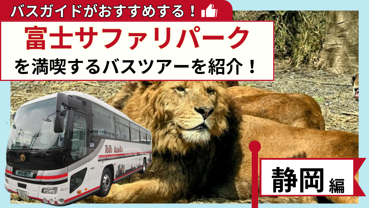 バスガイドがおすすめする!富士サファリパークを満喫するバスツアー【静岡編】