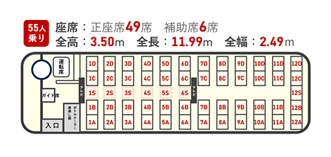 55人乗り